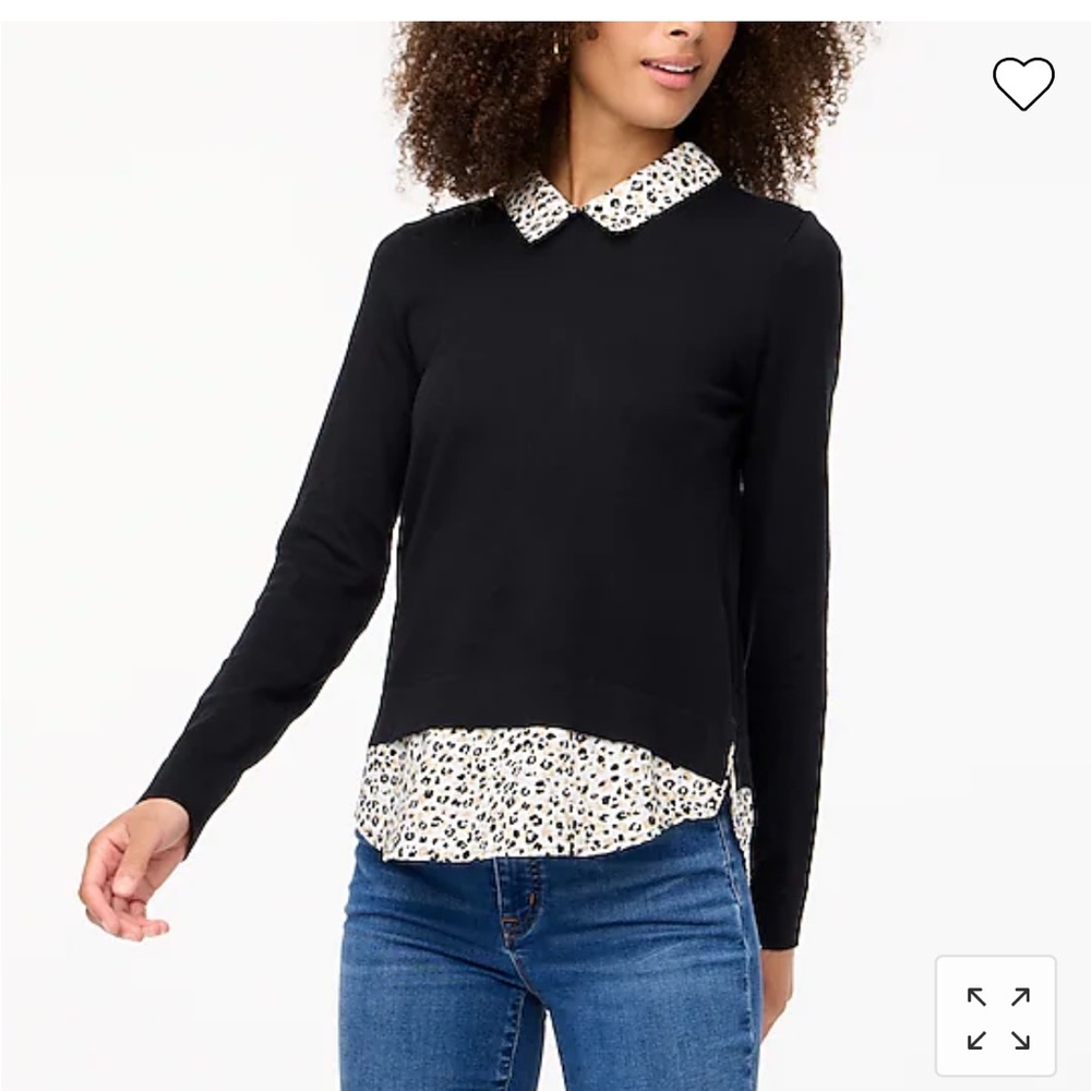 J Crew Factory woven collar shirt